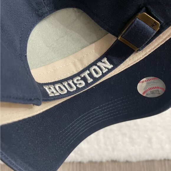 Houston Astros Hat Cap 47 Franchise Fitted Mens Navy Blue - Picture 3 of 4